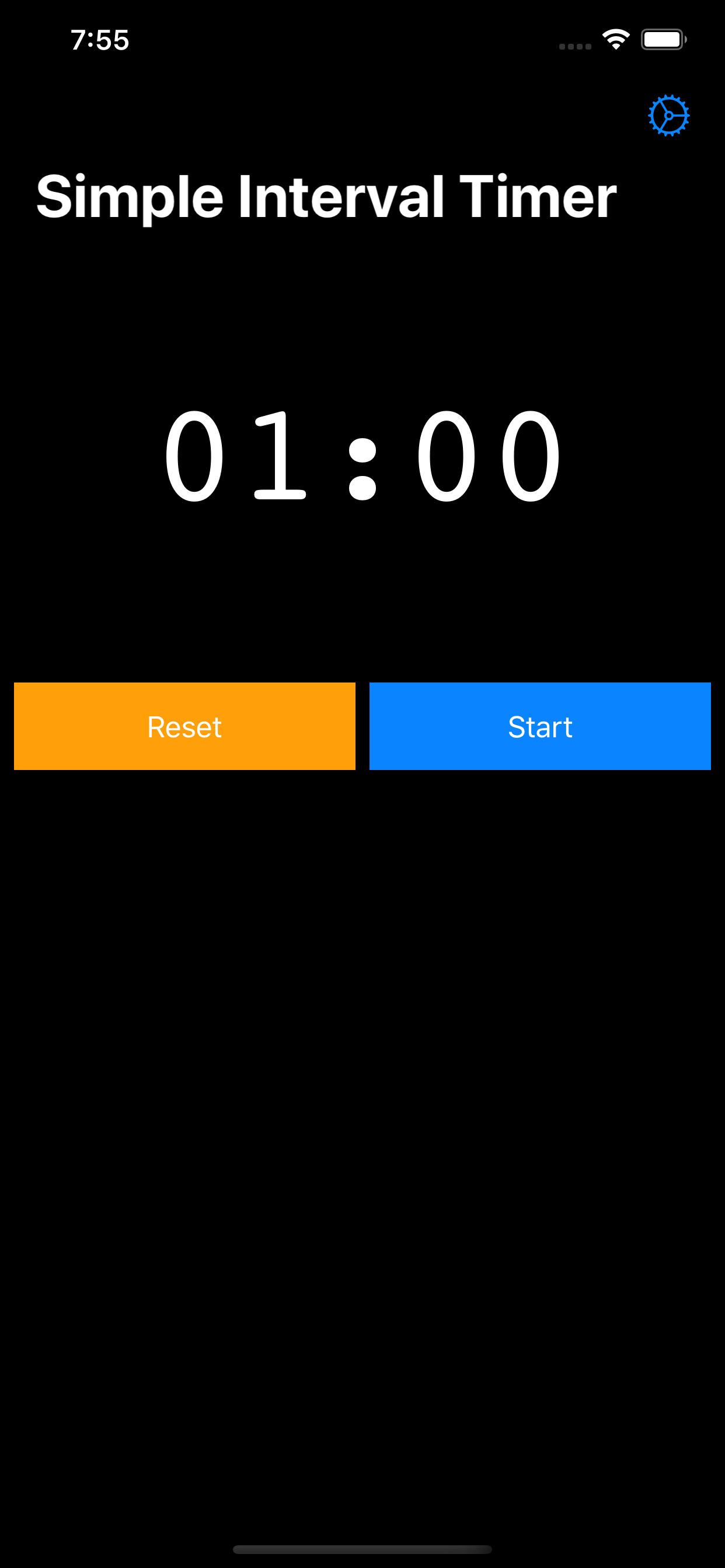 Simple Interval Timer S I T App